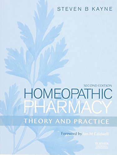 Stock image for Homeopathic Pharmacy : Theory and Practice for sale by Better World Books Ltd