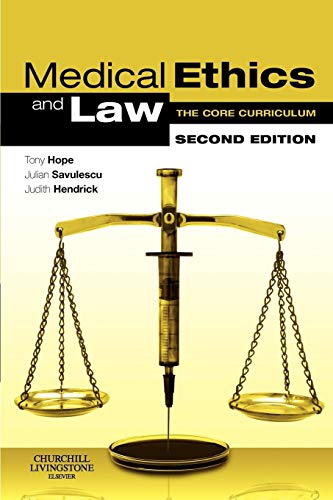 Stock image for Medical Ethics and Law : The Core Curriculum for sale by Better World Books Ltd