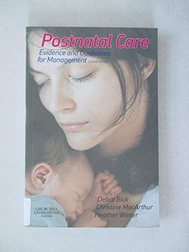 Imagen de archivo de Postnatal Care: Evidence and Guidelines for Management a la venta por Anybook.com