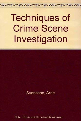 Stock image for Techniques of Crime Scene Investigation for sale by ThriftBooks-Atlanta