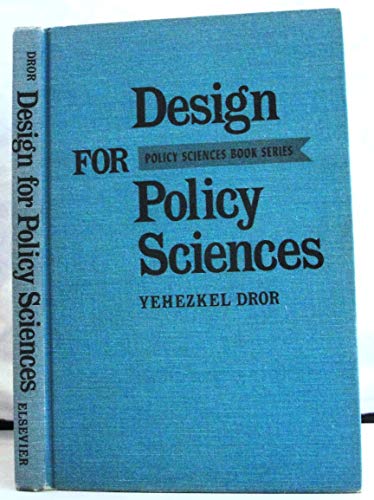 Imagen de archivo de Design for Policy Sciences a la venta por ThriftBooks-Dallas