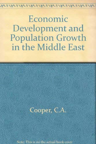 Beispielbild fr Economic Development and Population Growth in the Middle East (The Middle East economic and political problems and prospects) zum Verkauf von Zubal-Books, Since 1961