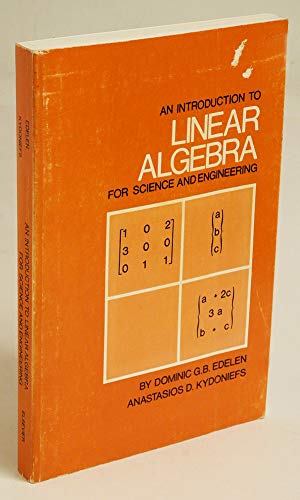 Stock image for An introduction to linear algebra for science and engineer for sale by Black and Read Books, Music & Games