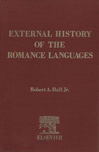 Beispielbild fr External History of the Romance Languages zum Verkauf von Better World Books