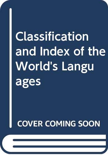 Classification and Index of the World's Languages - Voegelin, Charles Frederick