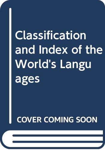 Stock image for Classification and Index of the World's Languages for sale by Better World Books