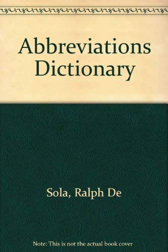 Stock image for Abbreviations Dictionary New International, Fifth Edition for sale by Readers Cove Used Books & Gallery