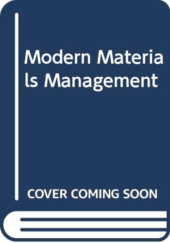 Imagen de archivo de Modern Materials Management a la venta por Better World Books