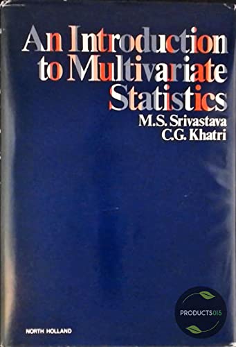 Beispielbild fr An Introduction to Multivariate Statistics zum Verkauf von Anybook.com