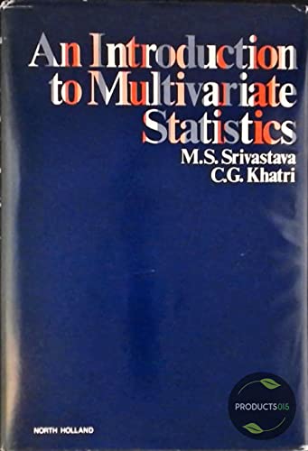 9780444003027: Introduction to Multivariate Statistics