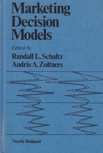 Imagen de archivo de Marketing decision models. Ex-Library. a la venta por Yushodo Co., Ltd.