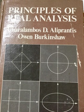 Beispielbild fr Principles of Real Analysis zum Verkauf von ThriftBooks-Atlanta