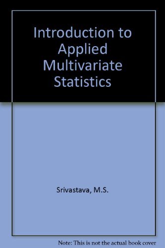 Beispielbild fr Introduction to Applied Multivariate Statistics zum Verkauf von Wonder Book