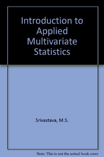 Imagen de archivo de Introduction to Applied Multivariate Statistics a la venta por Wonder Book
