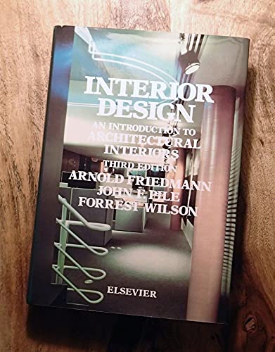 Beispielbild fr Interior design: An introduction to architectural interiors zum Verkauf von Books From California