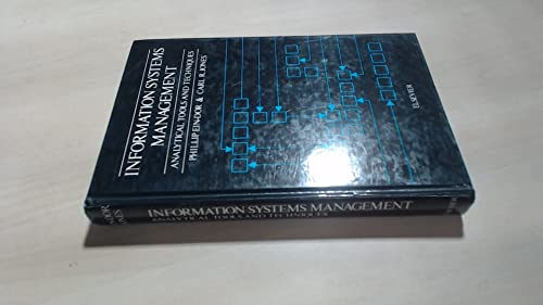 Beispielbild fr Information Systems Management: Analytical Tools and Techniques zum Verkauf von Wonder Book