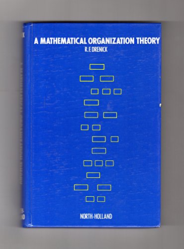 Beispielbild fr A mathematical organization theory (Publications in operations research series) zum Verkauf von Wonder Book