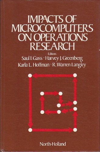9780444010889: Impact of Microcomputers on Operations Research: Symposium Proceedings