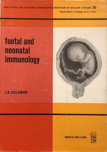 Beispielbild fr Foetal and neonatal immunology (Frontiers of biology) zum Verkauf von Zubal-Books, Since 1961