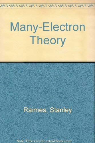 Imagen de archivo de Many-electron theory a la venta por Browsers' Bookstore, CBA