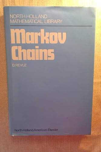 9780444107527: Markov Chains