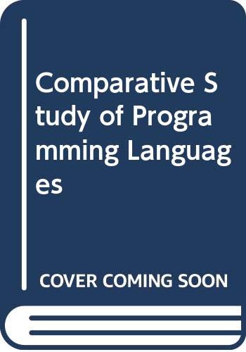 9780444194954: Comparative Study of Programming Languages