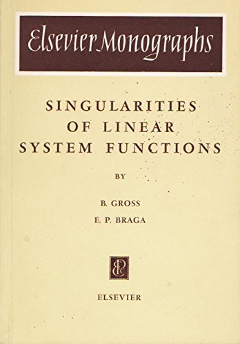 Stock image for Singularities of Linear System Functions for sale by Zubal-Books, Since 1961