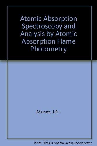 Stock image for atomic-absorption spectroscopy for sale by Bingo Books 2