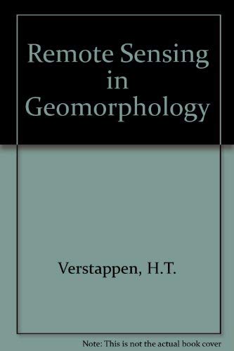 9780444410863: Remote sensing in geomorphology