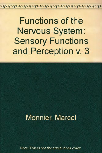9780444412317: Sensory Functions and Perception (v. 3)