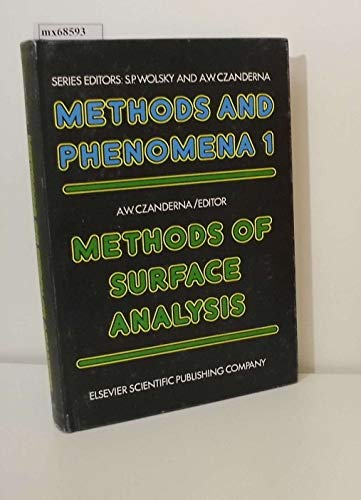 Beispielbild fr Methods of Surface Analysis (Methods and Phenomena Series) zum Verkauf von Wonder Book