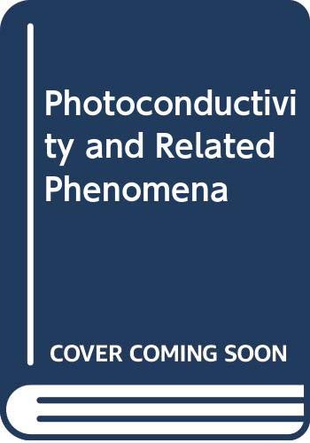 Stock image for Photoconductivity and related phenomena J Mort and D.M. Pai for sale by A Squared Books (Don Dewhirst)