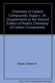 Beispielbild fr Supplements to the Second Edition of Rodd's Chemistry of Carbon Compounds: Aromatic Compounds (RODD'S CHEMISTRY OF CARBON COMPOUNDS 2ND EDITION SUPPLEMENT) zum Verkauf von Phatpocket Limited