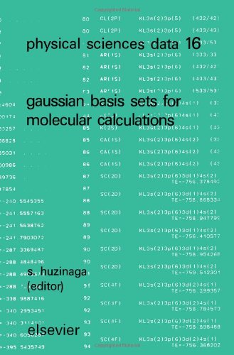 9780444422545: Gaussian Basis Sets for Molecular Calculations