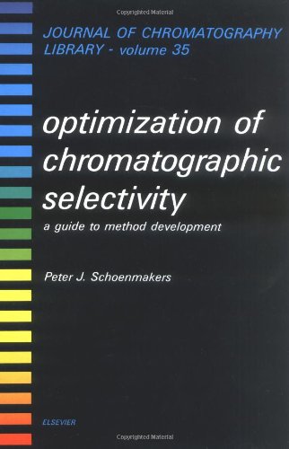 Beispielbild fr Optimization of Chromatographic Selectivity: A Guide to Method Development (Volume 35) (Journal of Chromatography Library (Volume 35)) zum Verkauf von Versandantiquariat Felix Mcke