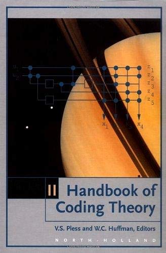 Beispielbild fr Handbook of Coding Theory : Part 2: Connections, Part 3: Applications Volume II zum Verkauf von Buchpark
