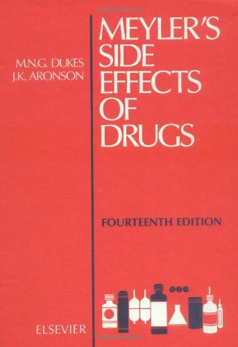 Imagen de archivo de Meyler's Side Effects of Drugs a la venta por Alien Bindings