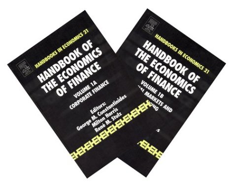 Stock image for Handbook of the Economics of Finance, Volume 1 (Set) (Handbook of the Economics of Finance) for sale by Revaluation Books