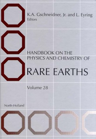 Beispielbild fr Handbook on the Physics and Chemistry of Rare Earths: Vol 28 zum Verkauf von Chiron Media