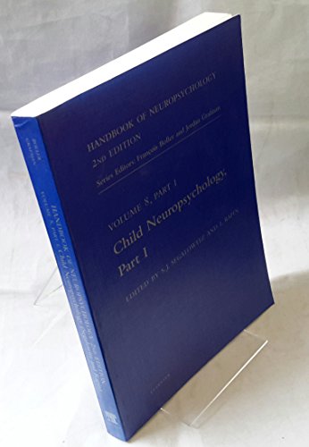 Imagen de archivo de Handbook of Neuropsychology, 2nd Edition (Volume 8, Part I - Child Neuropsychology, Part I) a la venta por Bookmarc's