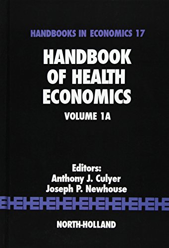 Stock image for Handbook of Health Economics: Vol 1 for sale by Revaluation Books