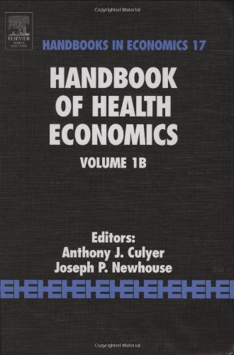Beispielbild fr Handbook of Health Economics zum Verkauf von Better World Books