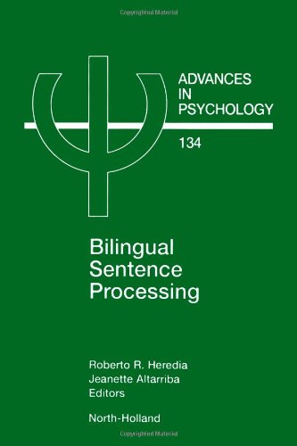 9780444508478: Bilingual Sentence Processing
