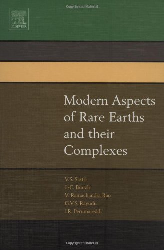 Beispielbild fr Modern Aspects of Rare Earths and Their Complexes zum Verkauf von Revaluation Books