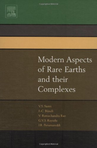 Stock image for Modern Aspects of Rare Earths and Their Complexes for sale by Books Puddle