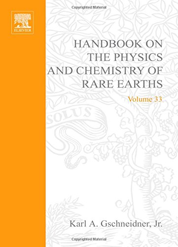 Stock image for Handbook on the Physics and Chemistry of Rare Earths,Volume 33 for sale by PBShop.store US