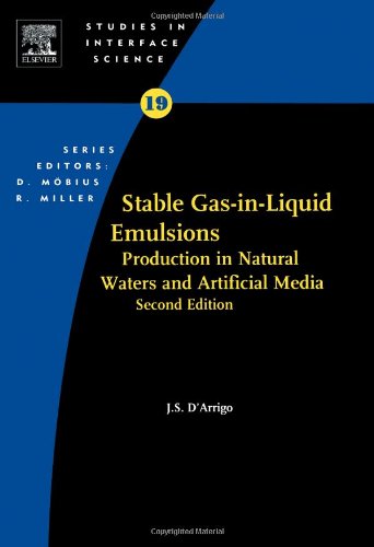 Stock image for Stable Gas in Liquid Emulsions, Vol. 19 for sale by Books Puddle