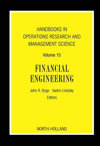 9780444517814: Handbooks in Operations Research and Management Science: Financial Engineering (Handbooks in Operations Research and Management Science): Volume 15