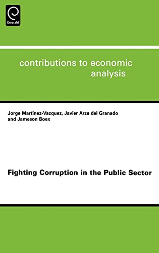9780444529749: Fighting Corruption in the Public Sector (Contributions to Economic Analysis, 284)