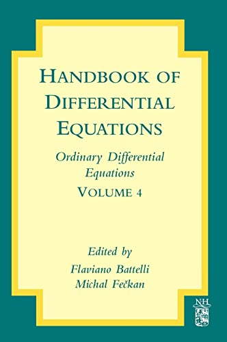 Stock image for Handbook of Differential Equations: Ordinary Differential Equations: Volume 4 for sale by Chiron Media